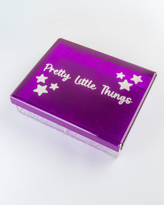 Glitter Accessory Box — Purple
