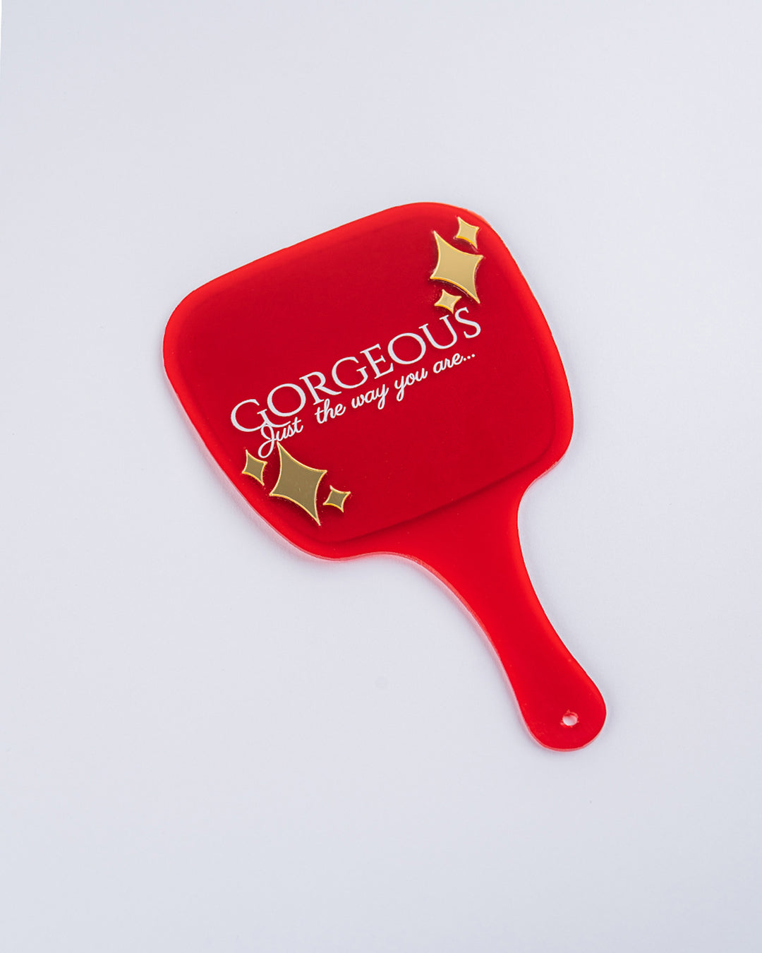 You're Gorgeous Hand Mirror — Red